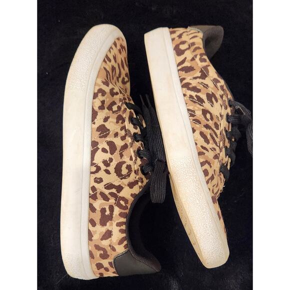 adidas x FARM Rio Vulcraid3R Hazy Beige Leopard Women Skate Shoe Size 6 (GW9185) - Picture 4 of 5